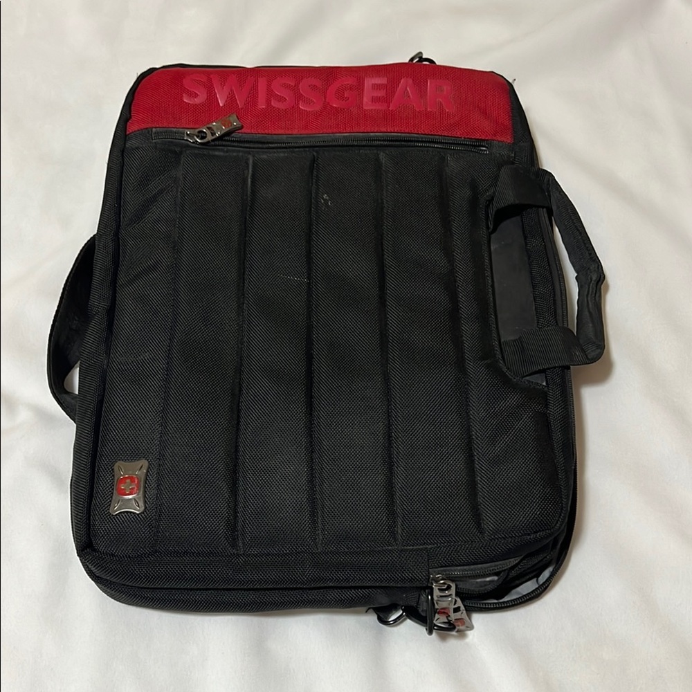 Swissgear Black and Red Laptop Messenger Bag